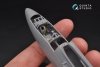 Quinta Studio QD48106 He-162 3D-Printed & coloured Interior on decal paper (for Tamiya kit) 1/48